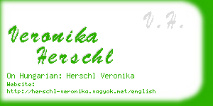 veronika herschl business card